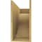 Ekena Millwork 11"W x 33"D x 22"H Classic Van Buren Rough Cedar Woodgrain TimberThane Corbel, Primed Tan CORUR11X33X22VANRCPR - alternate 3